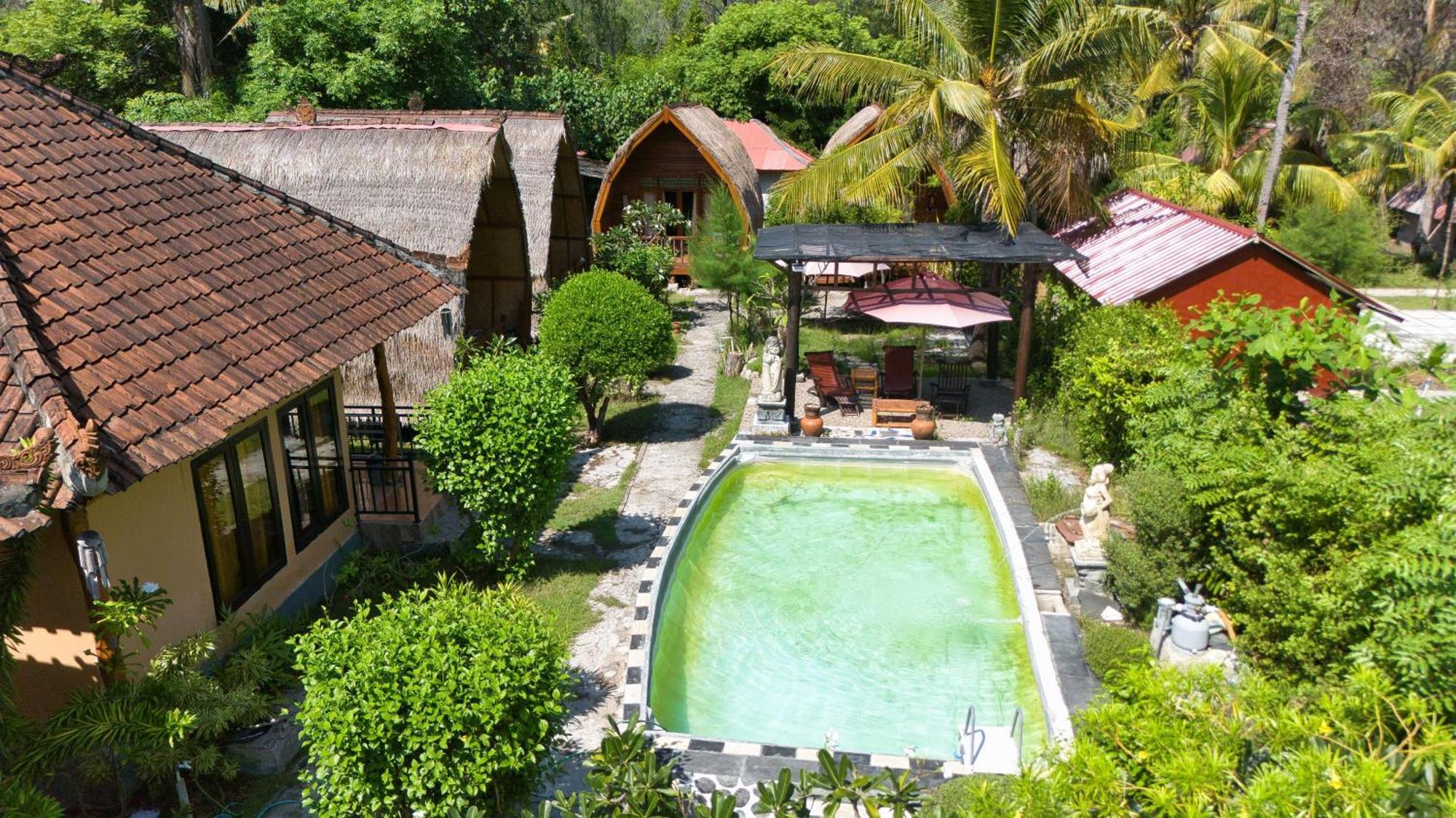 Bunga Bungalows Гілі-Мено Екстер'єр фото