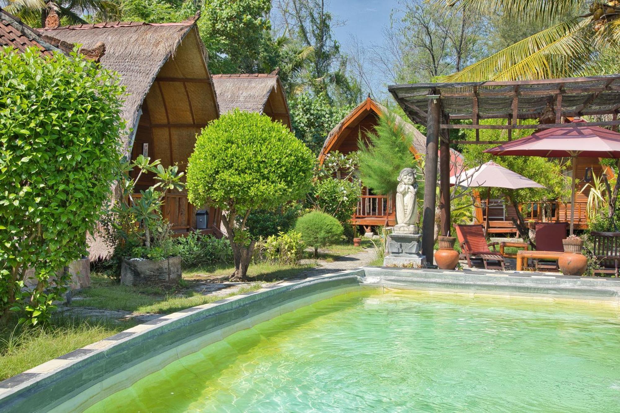 Bunga Bungalows Гілі-Мено Екстер'єр фото