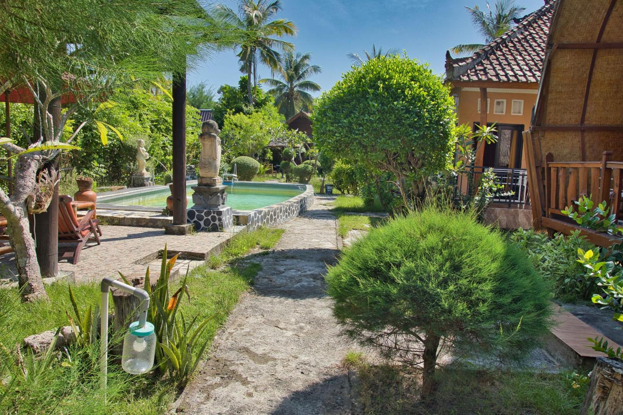 Bunga Bungalows Гілі-Мено Екстер'єр фото