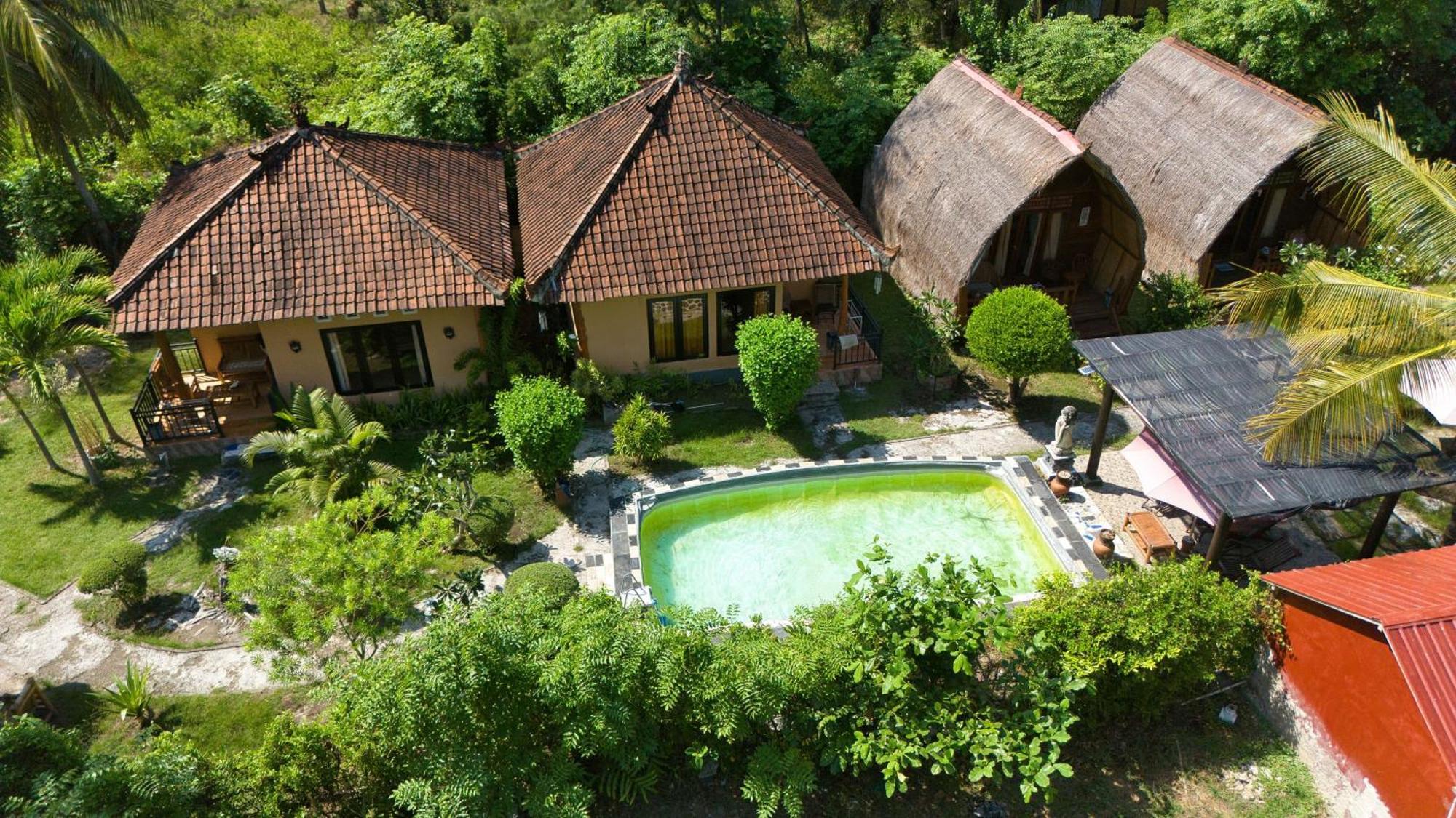 Bunga Bungalows Гілі-Мено Екстер'єр фото